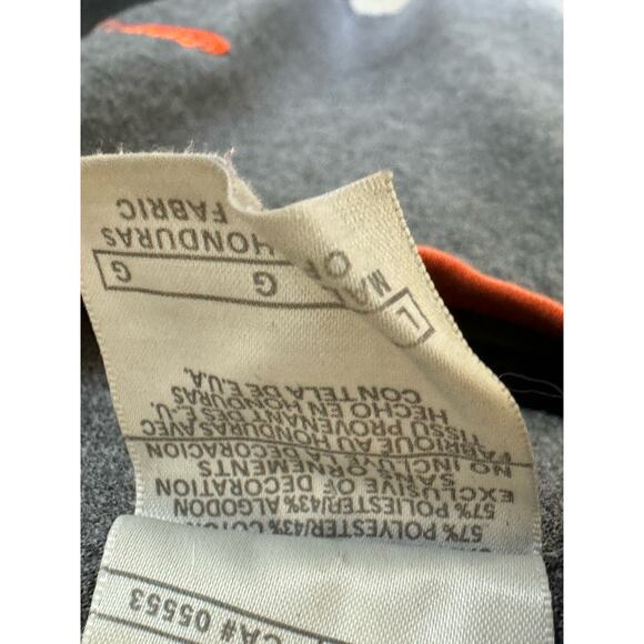 Vintage Y2K Nike Ringer Orange Gray Silver Tag Shirt Size Large - Picture 4 of 5